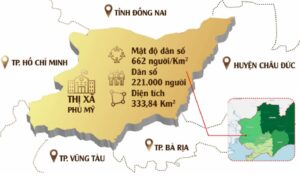 Tiềm năng thị trường đất Phú Mỹ rất lớn nhờ vào vị trí chiến lược