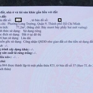 2 mặt tiền đẹp, đất Long Trường Quận 9, dân cư đông đúc