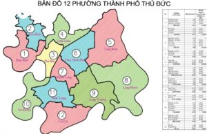 Tóm tắt các phường mới thành lập tại thành phố Thủ Đức