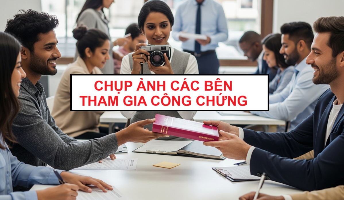 Công chứng nhà đất phải chụp hình tại phòng công chứng theo luật mới