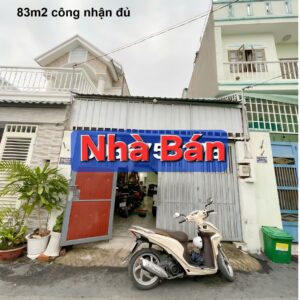 Bán nhà phường Tăng Nhơn Phú diện tích 83m2 đường ô tô