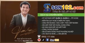 Mua bán, tư vấn pháp lý nhà đất cùng Văn Sơn